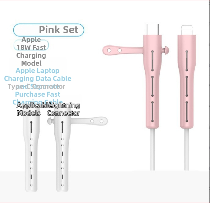 Datu kabeļa aizsardzības vāciņš CP0789 – Silikons, Kabelu vīnotājs mobilajiem tālruņiem