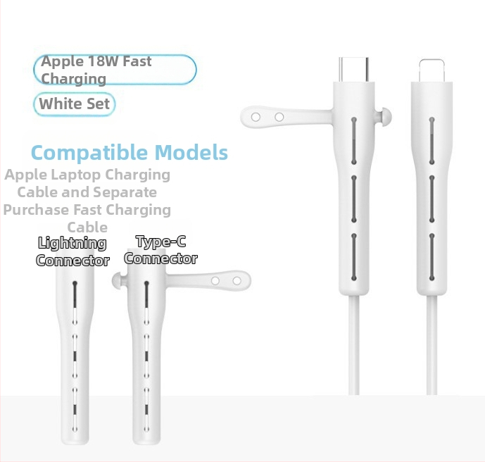 Datu kabeļa aizsardzības vāciņš CP0789 – Silikons, Kabelu vīnotājs mobilajiem tālruņiem