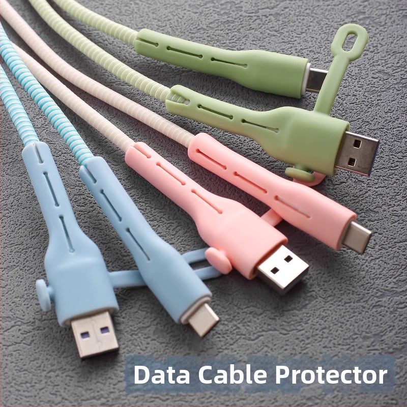 Datu kabeļa aizsardzības vāciņš CP0789 – Silikons, Kabelu vīnotājs mobilajiem tālruņiem