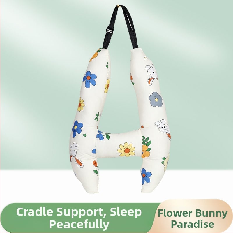 Automašīnas galvas balsts bērniem, garu ceļu spilvens, kakla atbalsts ar atmiņas putām, aizmugures sēdekļa spilvens