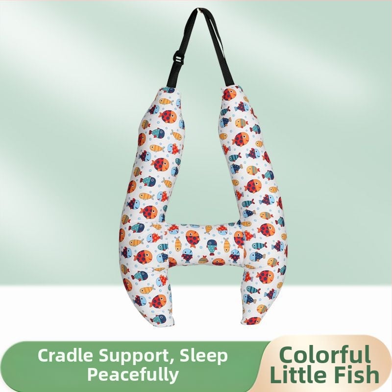 Automašīnas galvas balsts bērniem, garu ceļu spilvens, kakla atbalsts ar atmiņas putām, aizmugures sēdekļa spilvens