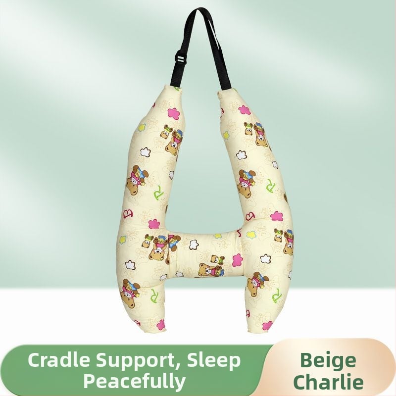 Automašīnas galvas balsts bērniem, garu ceļu spilvens, kakla atbalsts ar atmiņas putām, aizmugures sēdekļa spilvens