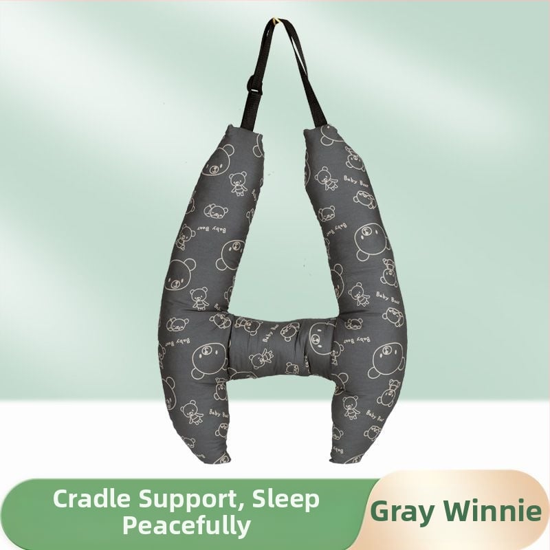 Automašīnas galvas balsts bērniem, garu ceļu spilvens, kakla atbalsts ar atmiņas putām, aizmugures sēdekļa spilvens