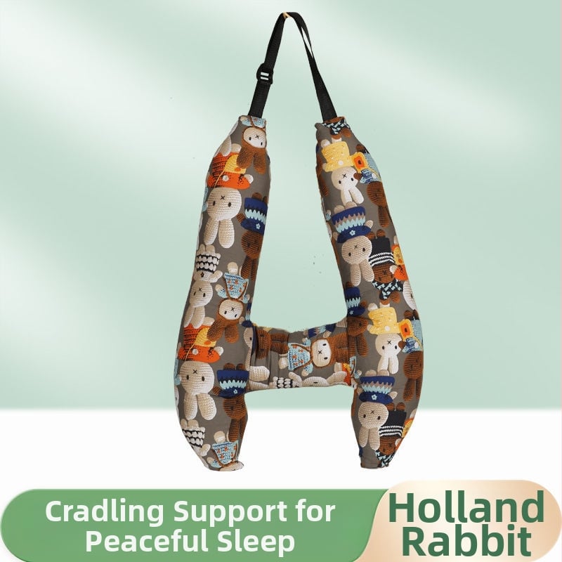 Automašīnas galvas balsts bērniem, garu ceļu spilvens, kakla atbalsts ar atmiņas putām, aizmugures sēdekļa spilvens