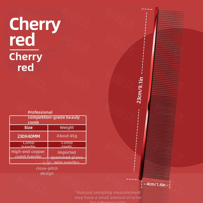 Li Chaoda Pieptene de îngrijire din cupru pentru animale de companie, pentru pisici și câini – îndepărtează părul liber