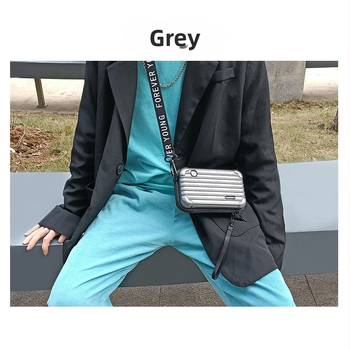 Jie Xin ABS+PC твърд корпус козметична чанта, водоустойчива ултра-лека за ежедневни пътувания