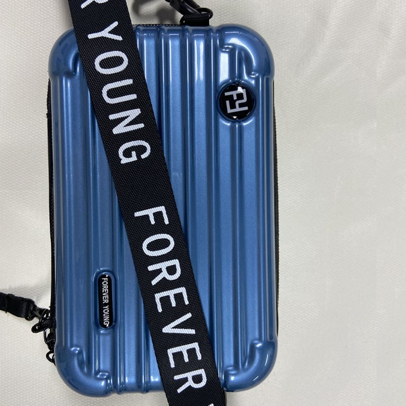 Jie Xin ABS+PC твърд корпус козметична чанта, водоустойчива ултра-лека за ежедневни пътувания