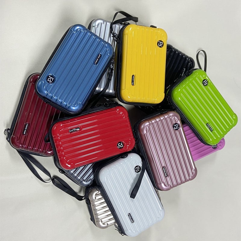 Jie Xin ABS+PC твърд корпус козметична чанта, водоустойчива ултра-лека за ежедневни пътувания