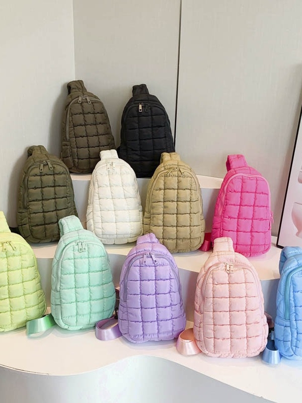 Torba preko tijela velikog kapaciteta, najlon, zatvarač, džep za identifikaciju, gradski stil