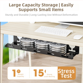 Zem galda kabelu organizētājs – Shell Stone, auksti velmēts tērauds, vienkāršs vīšanas mehānisms, piemērots kontaktligzdām un uzlādes kabeliem