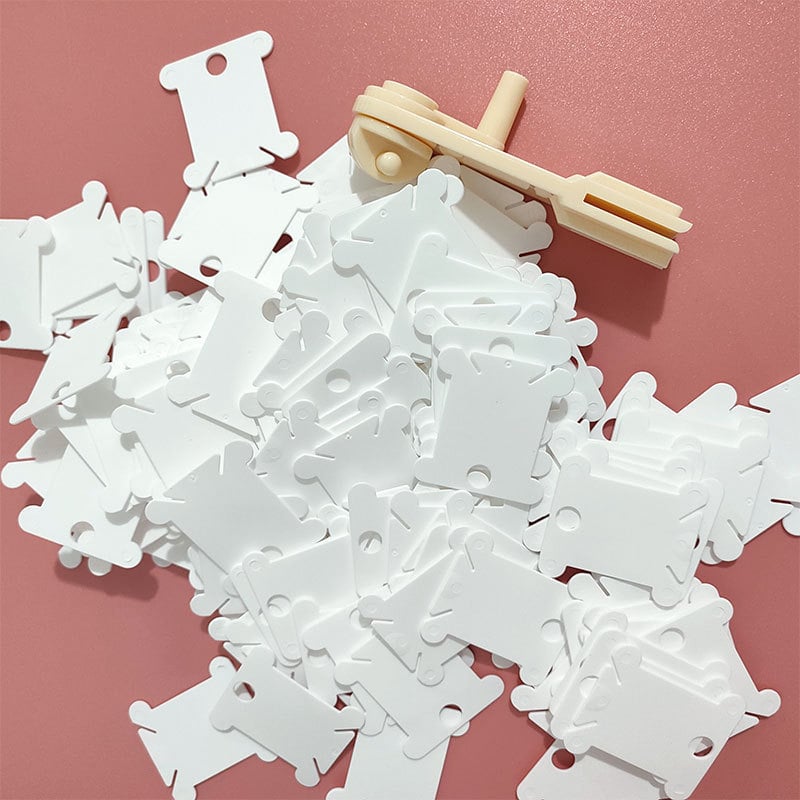 Навивател за конец за бродиране, пластмасова конструкция, модерен стил, възможност за персонализиране