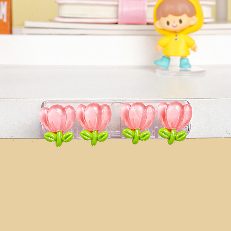 Datora galda kabelu organizētājs, jauks karikatūru stilā, uzglabāšanas turētājs uzlādes un datu kabeliem