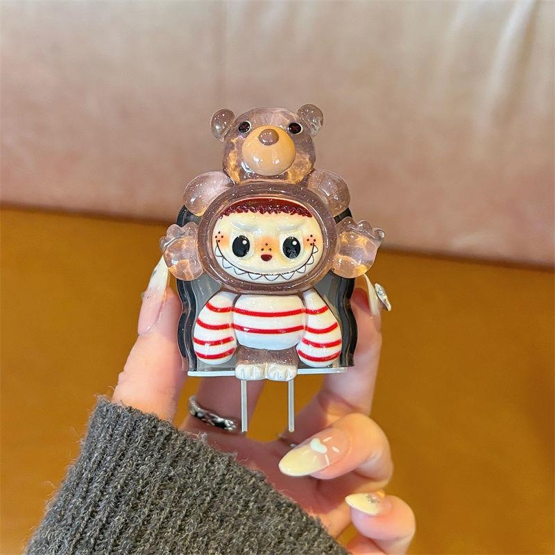 Apple uzlādes kabelis aizsargapvalks ar karikatūras kabeli vītni