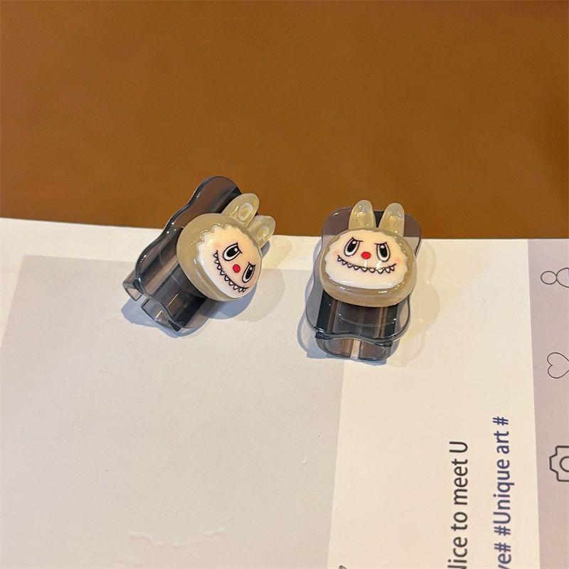 Apple uzlādes kabelis aizsargapvalks ar karikatūras kabeli vītni