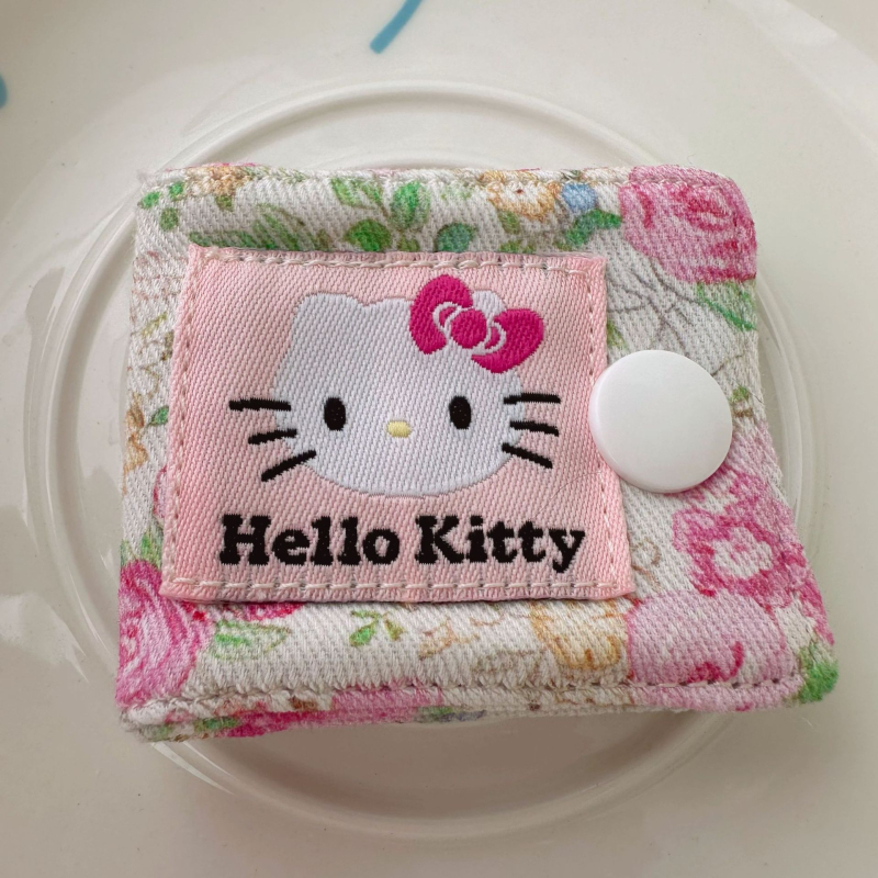 Hello Kitty kabelu organizatora klips, mazais modelis, vienkāršs vīšanas mehānisms, kokvilna, saderīgs ar datu kabeliem un austiņu kabeliem