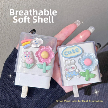 Uzlādētāja aizsarg vāciņš 80W, karikatūras dizains, saderīgs ar Oppo Reno14/Reno13 Pro/Find X9/X8/OnePlus 13