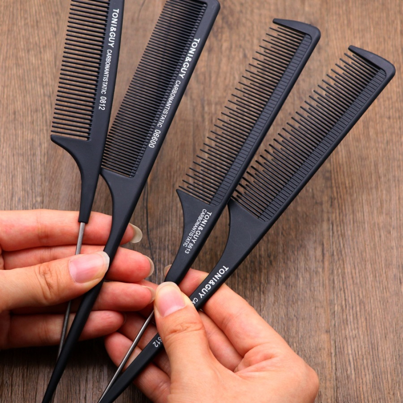 Pieptene antistatice pentru coafură profesională, dinți fini și vârf de coadă pentru makeup artiști (Brand: Other; Material: Silk flower; Piața principală: Other)