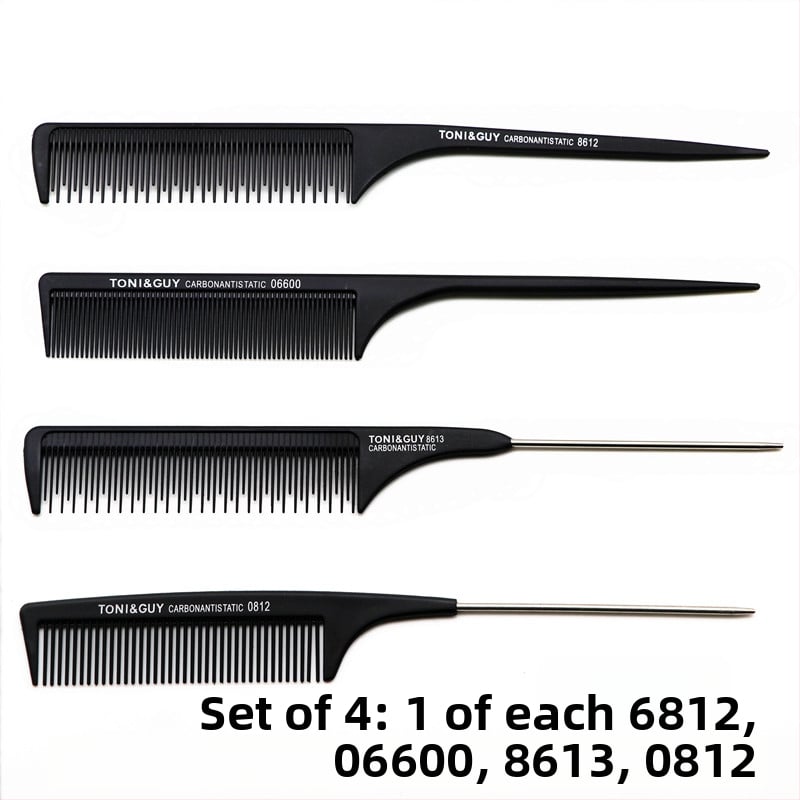 Pieptene antistatice pentru coafură profesională, dinți fini și vârf de coadă pentru makeup artiști (Brand: Other; Material: Silk flower; Piața principală: Other)