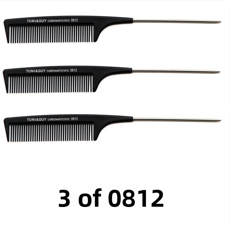 Pieptene antistatice pentru coafură profesională, dinți fini și vârf de coadă pentru makeup artiști (Brand: Other; Material: Silk flower; Piața principală: Other)