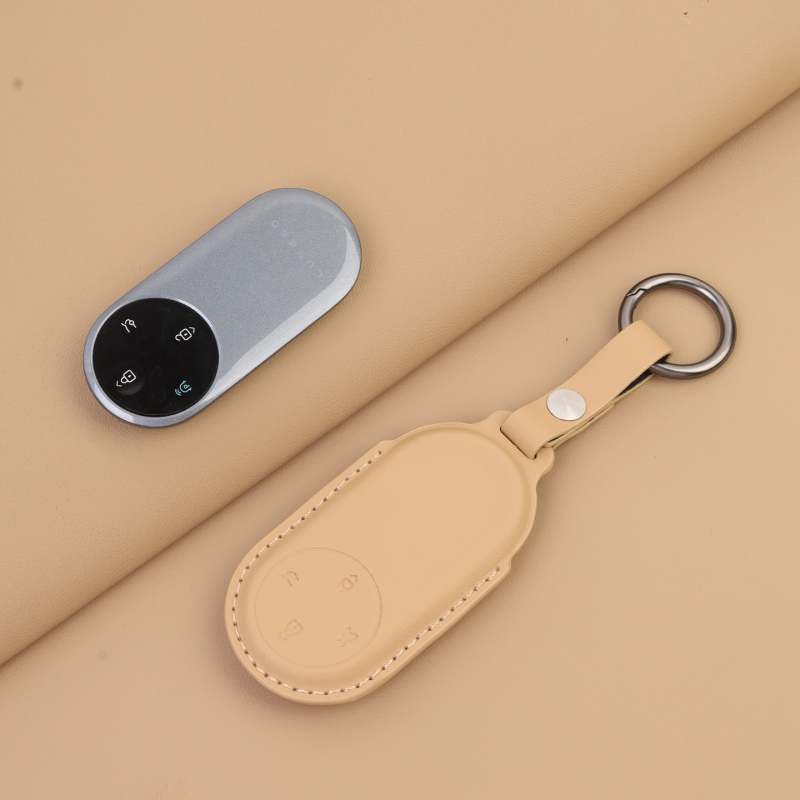 Kryt za ključ za ZhiJie R7S7S9 WenJie M9M5M8 – potpuno pokriće, unutarnji dodatak (Night Shark, ZhiJie, Product No. 54454, Material: Microfiber Synthetic Leather, Style: Minimalist)