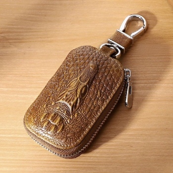 Τσάντα Κλειδιών PU με επένδυση από δέρμα βοδιού, στυλ μίνιμαλ πολυτελείας, unisex, για οικιακή αποθήκευση