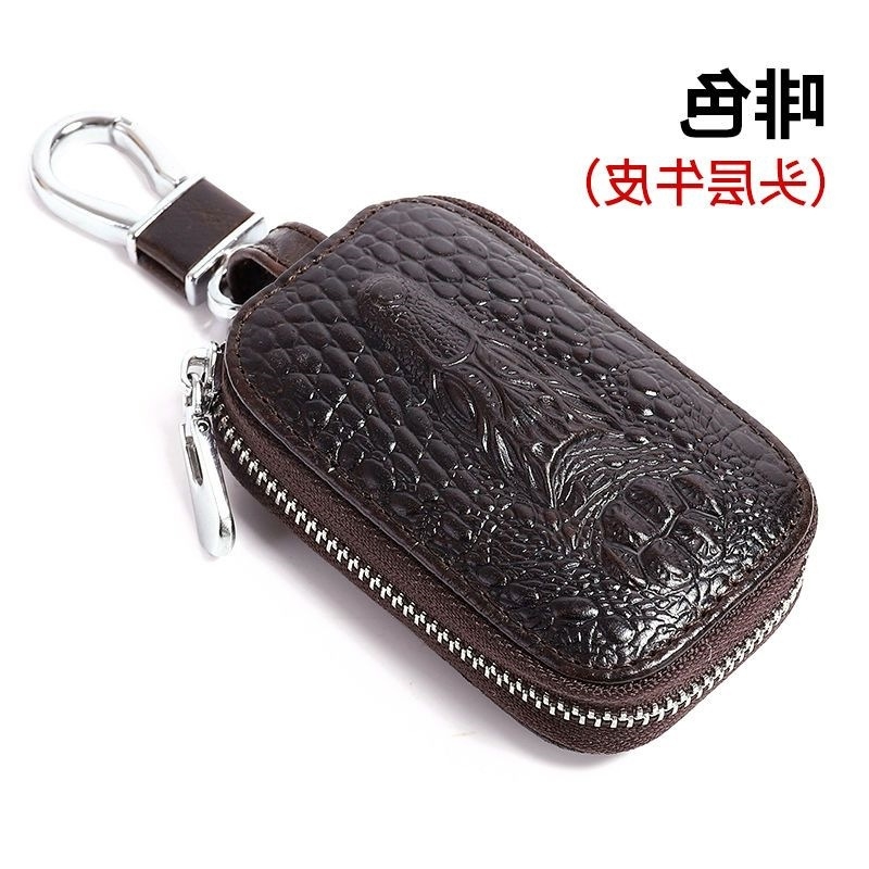 Τσάντα Κλειδιών PU με επένδυση από δέρμα βοδιού, στυλ μίνιμαλ πολυτελείας, unisex, για οικιακή αποθήκευση