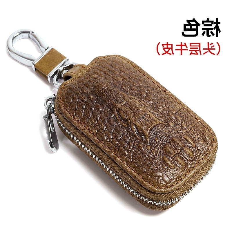 Τσάντα Κλειδιών PU με επένδυση από δέρμα βοδιού, στυλ μίνιμαλ πολυτελείας, unisex, για οικιακή αποθήκευση