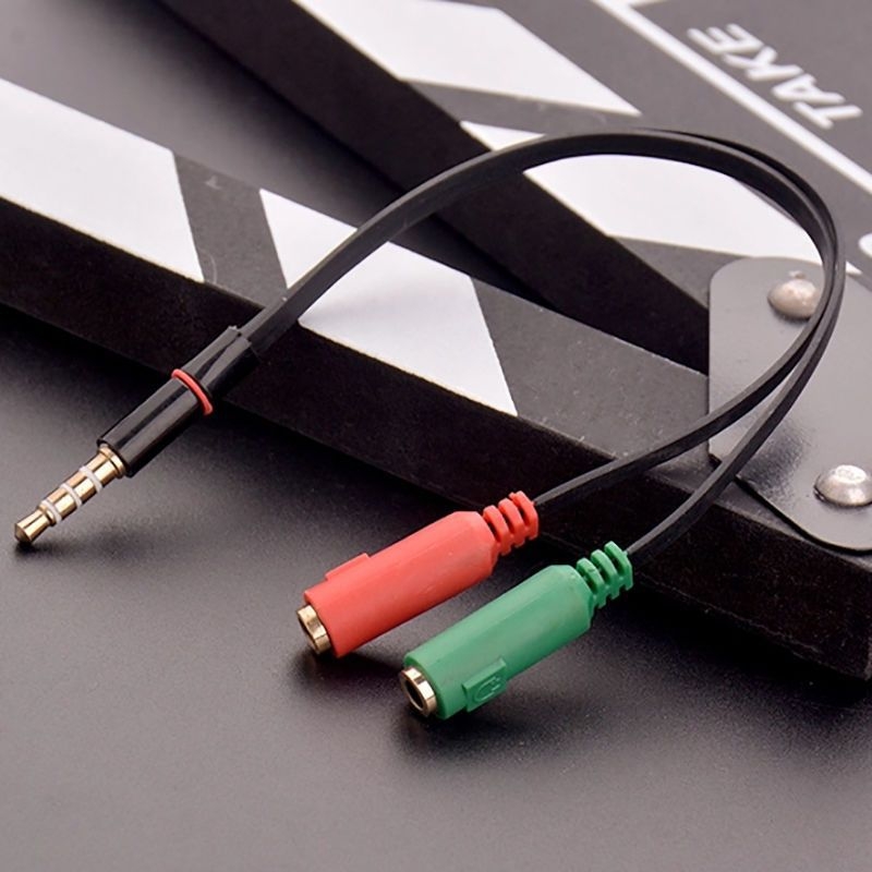 3,5 mm audio splitter kabel, jedan na dva za PC i mobilni telefon, spoj mikrofona (Materijal jezgre: Oxygen-free copper; Materijal vodiča: Fiber optic; Marka: Other; Certifikacija: Other)