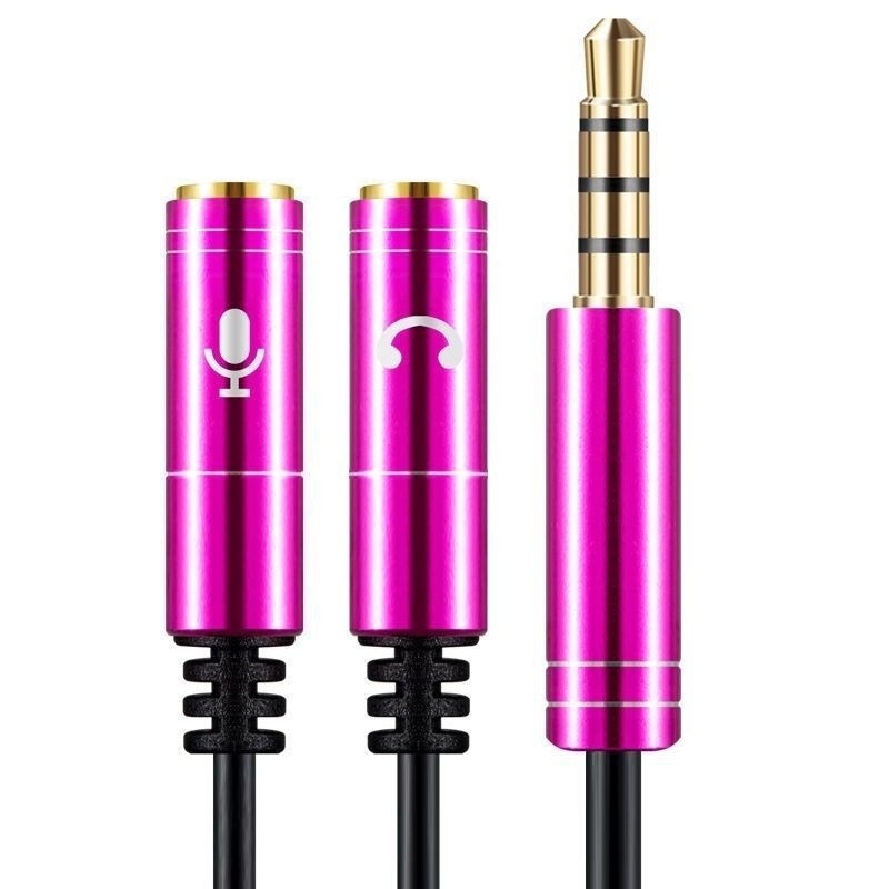 3,5 mm audio splitter kabel, jedan na dva za PC i mobilni telefon, spoj mikrofona (Materijal jezgre: Oxygen-free copper; Materijal vodiča: Fiber optic; Marka: Other; Certifikacija: Other)