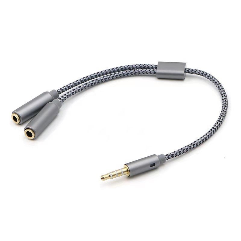 3,5 mm audio splitter kabel, jedan na dva za PC i mobilni telefon, spoj mikrofona (Materijal jezgre: Oxygen-free copper; Materijal vodiča: Fiber optic; Marka: Other; Certifikacija: Other)
