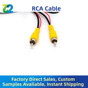 Automobilový videopredĺžovací kábel so zvukom a cúvacou kamerou, PVC plášť, RoHS certifikovaný, značka Two or two, kompatibilný so zvukom a videom.