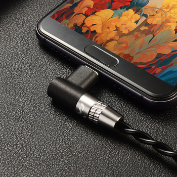 CVJ Hato cablu pentru căști de gaming, mufe înlocuibile 3.5mm și Type-C, nucleu din cupru placat cu argint, cupru fără oxigen, lungime 1,5 m, distorsiune 0,1%