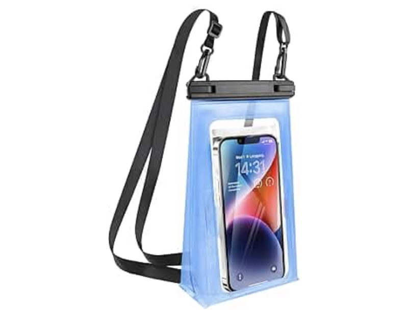 Vodootporna torbica za mobitel s ekranom osjetljivim na dodir, velik kapacitet, razina vodootpornosti 8, za plivanje i rafting, crossbody torbica za kozmetiku
