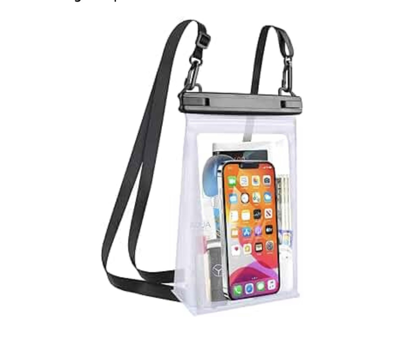 Vodootporna torbica za mobitel s ekranom osjetljivim na dodir, velik kapacitet, razina vodootpornosti 8, za plivanje i rafting, crossbody torbica za kozmetiku