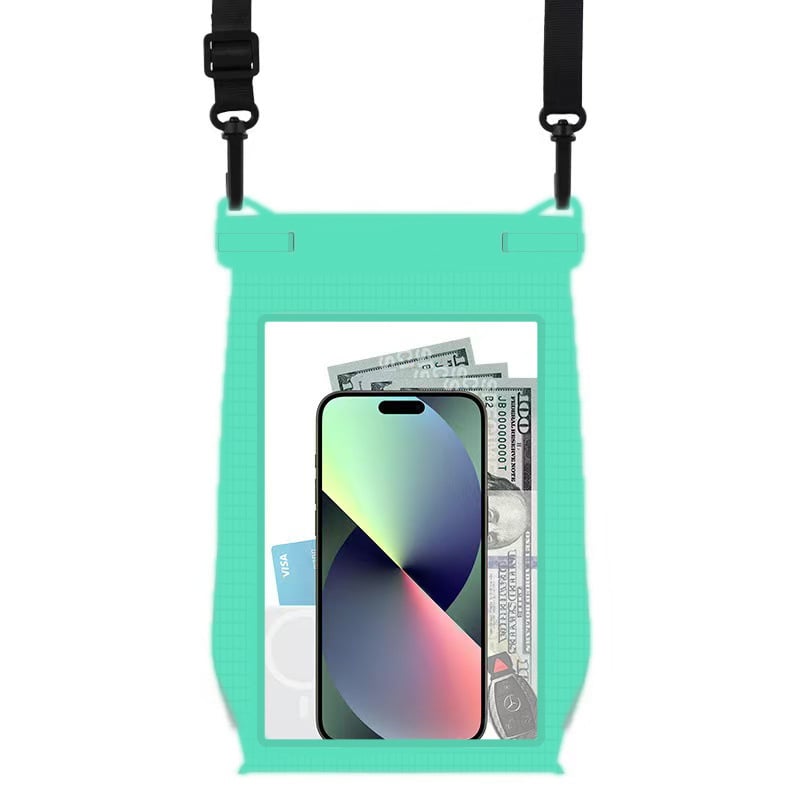 Vodootporna torbica za mobitel s ekranom osjetljivim na dodir, velik kapacitet, razina vodootpornosti 8, za plivanje i rafting, crossbody torbica za kozmetiku
