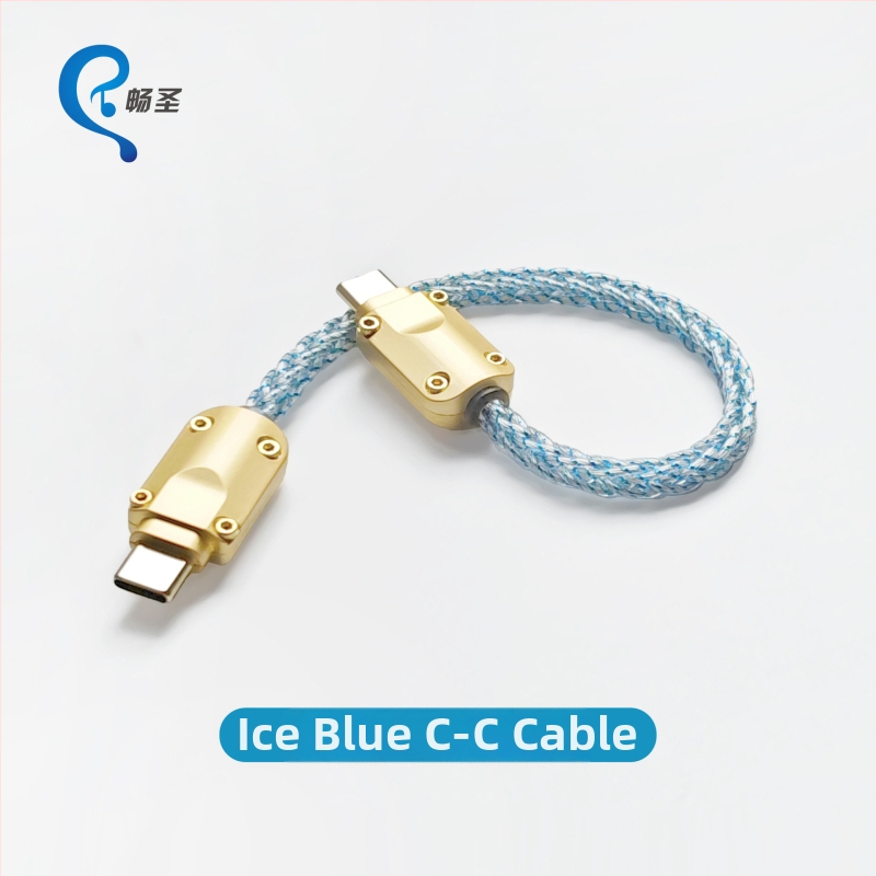 OTG Type-C audio kábel XS-012 s malým koncovým adaptérom na slúchadlá, prenosné DAC zvuková karta kábel, strieborný povlak
