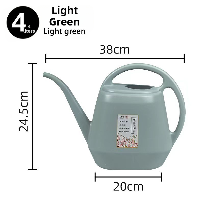 Plastična kanica za zalijevanje s dugim izlazom, 4 L, za kućnu njegu biljaka