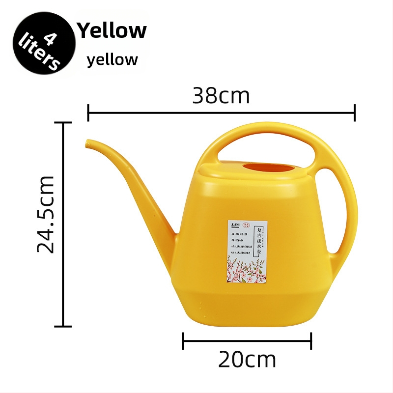 Plastična kanica za zalijevanje s dugim izlazom, 4 L, za kućnu njegu biljaka