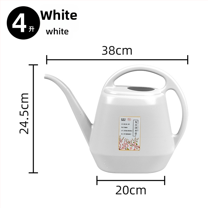 Plastična kanica za zalijevanje s dugim izlazom, 4 L, za kućnu njegu biljaka