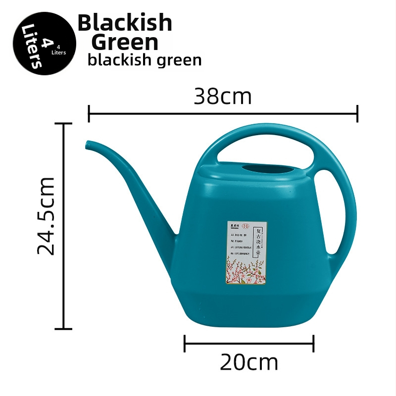 Plastična kanica za zalijevanje s dugim izlazom, 4 L, za kućnu njegu biljaka