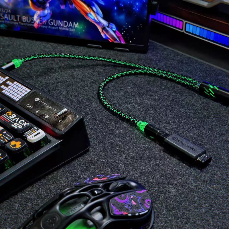 Taustiņu tastatūras kabelis ar 1-2 sadalījumu, gaismas, 10 vadi no monokrystāliska vara, galvenā līnija 1200 mm, zari 300+300 mm, RoHS