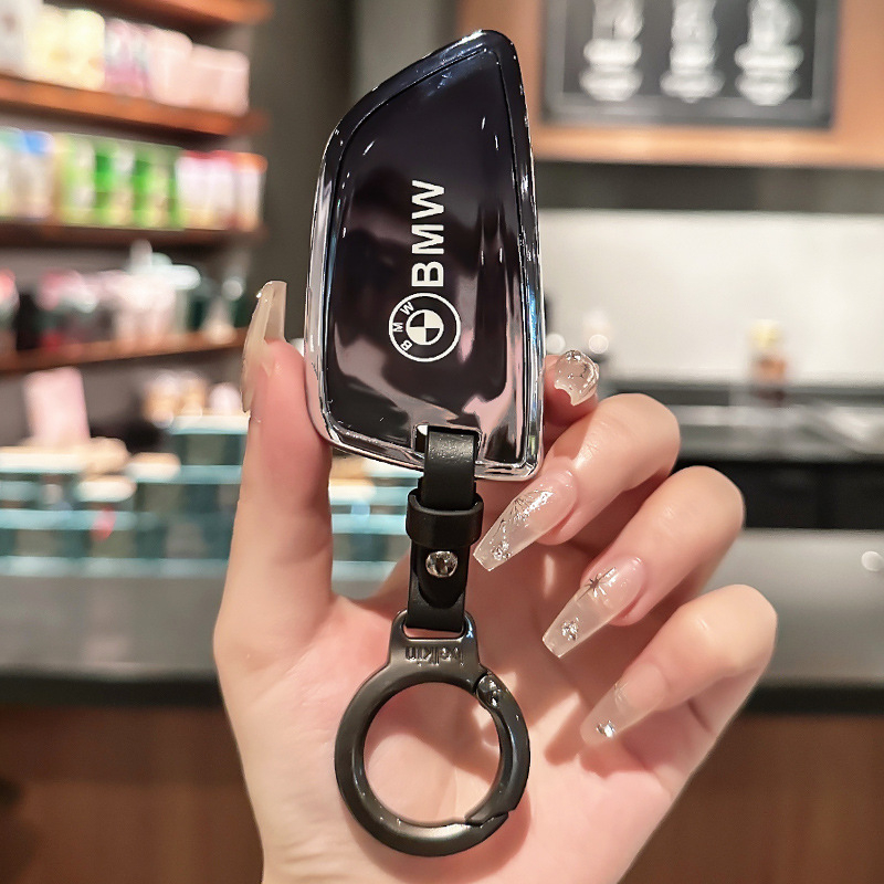 Lixin BMW TPU atslēgas korpuss, saderīgs ar 5. un 3. sēriju (530/320Li), X1/X2/X3, vienkāršs stils