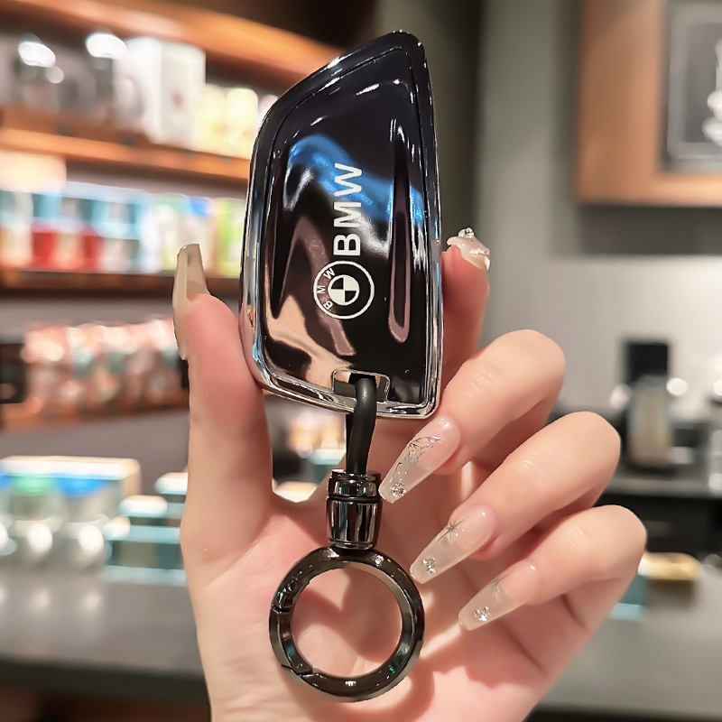 Lixin BMW TPU atslēgas korpuss, saderīgs ar 5. un 3. sēriju (530/320Li), X1/X2/X3, vienkāršs stils