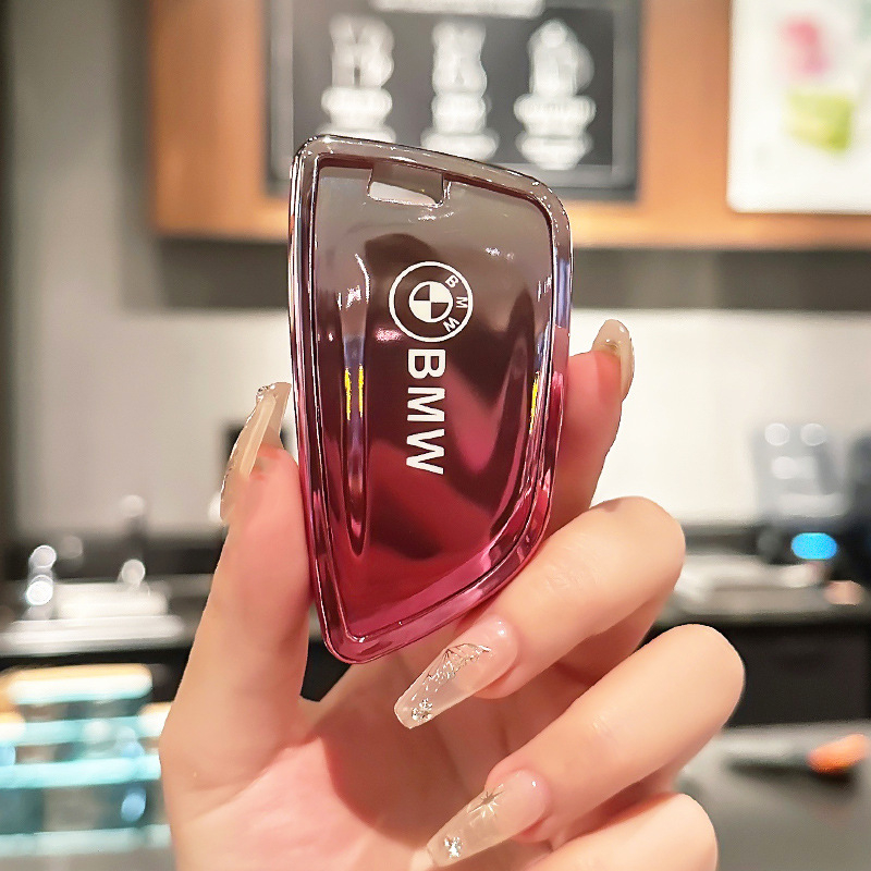 Lixin BMW TPU atslēgas korpuss, saderīgs ar 5. un 3. sēriju (530/320Li), X1/X2/X3, vienkāršs stils