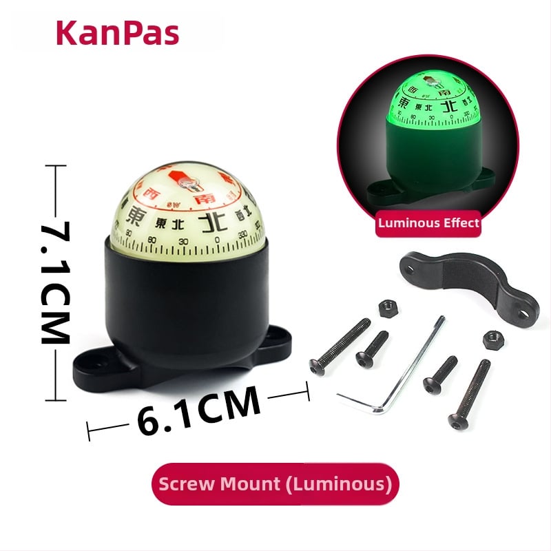 Vairavimo kompasas elektriniam motociklui, metalinė konstrukcija, atsparus vandeniui, jautrus krypties nustatymams