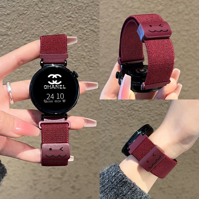 Ремък за часовник Huawei GT5 — найлонов плетен ремък, магнитна закопчалка, съвместим с GT5/GT4/GT3/GT2/GT1, тегло около 10 г, модерен дизайн