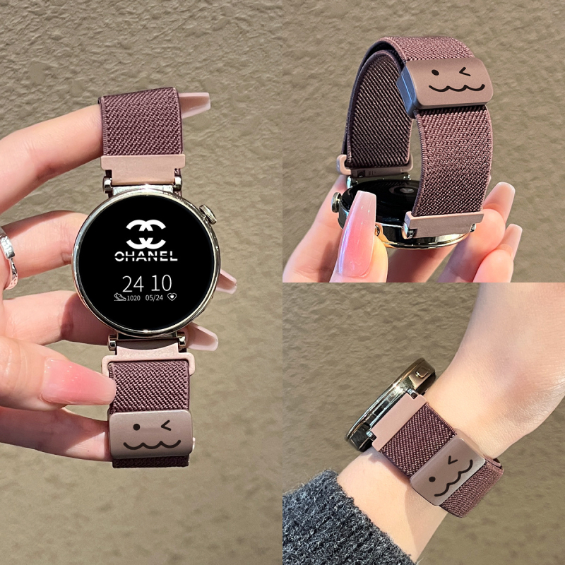 Ремък за часовник Huawei GT5 — найлонов плетен ремък, магнитна закопчалка, съвместим с GT5/GT4/GT3/GT2/GT1, тегло около 10 г, модерен дизайн