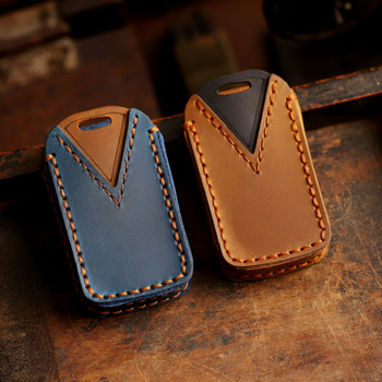 Ādas Honda atslēgu kārbiņa ar spriegojumu – Hallmo liellopa āda, Licencēta privātā zīmola, Bez pielāgojumiem