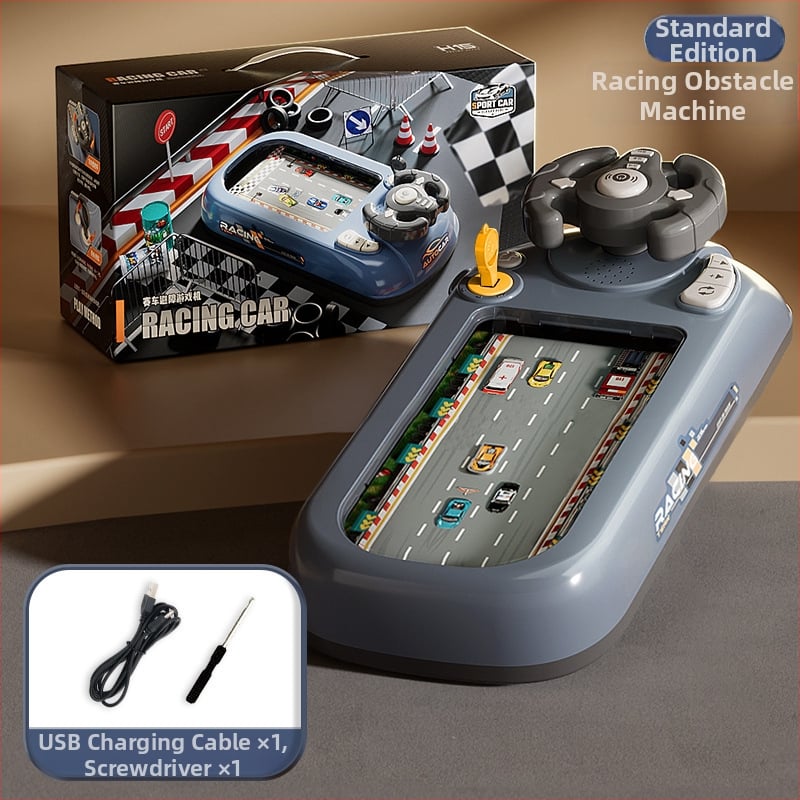 Кормило за автомобилно шофиране – пластмасова играчка с пъзел за деца 4–6 г., образователна интерактивна