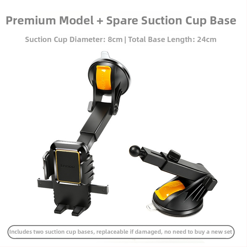 Yiju auto telefona turētājs ekskavatoram ar vakuuma stiprinājumu priekšējā stikla, universāla saderība